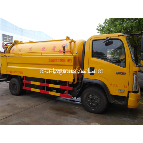 Camión cisterna de succión de aguas residuales al vacío Dongfeng